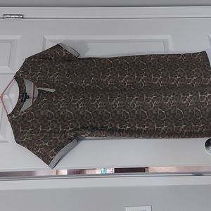 Eclipse brand NWT animal print dress